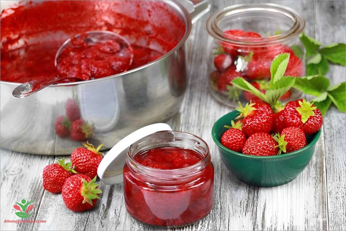 Recette de confiture de fraise sans sucre