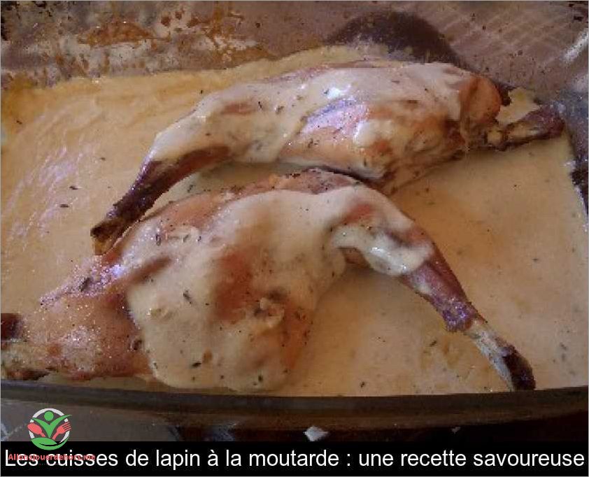Faire mariner les cuisses de lapin dans la moutarde de Dijon