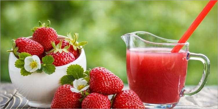 Les fraises, une excellente source de vitamines