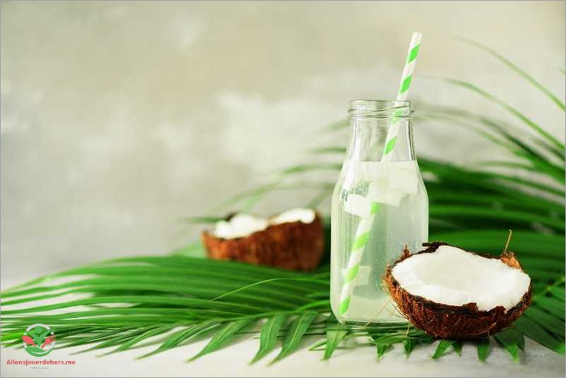 Utilisations du lait de coco