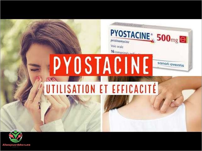 Effets secondaires de Pyostacine 500 mg