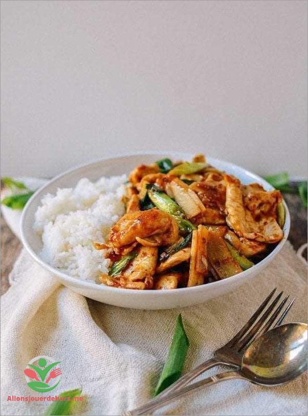 Recette de wok de poulet délicieuse et facile à préparer