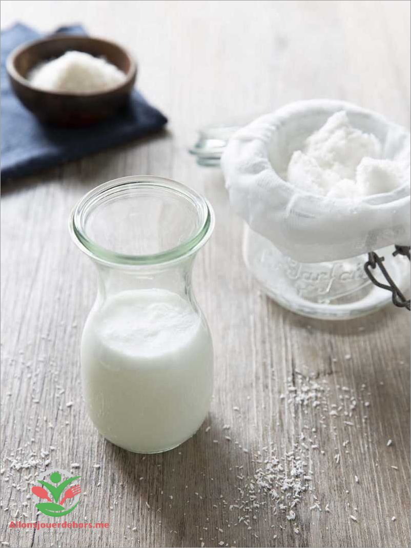 Recette lait de coco découvrez comment préparer votre propre lait de coco maison