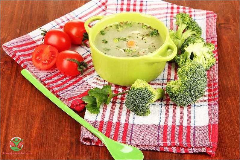 Ingrédients nécessaires pour la soupe aux choux