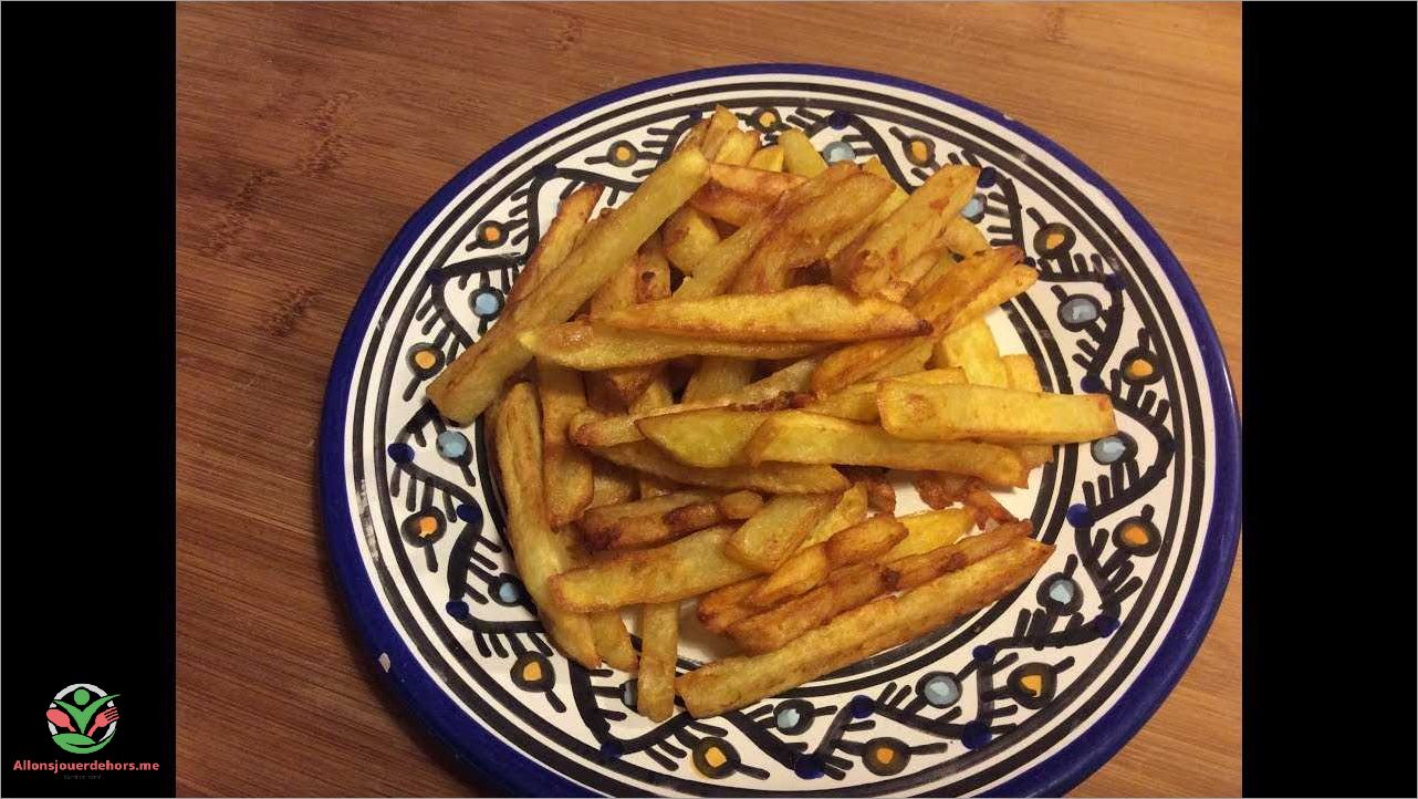 Comment faire des frites sans friteuse